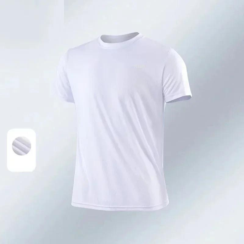 Été hommes t-shirt style décontracté à manches courtes blanc t-shirts solide haut col en o t-shirt s