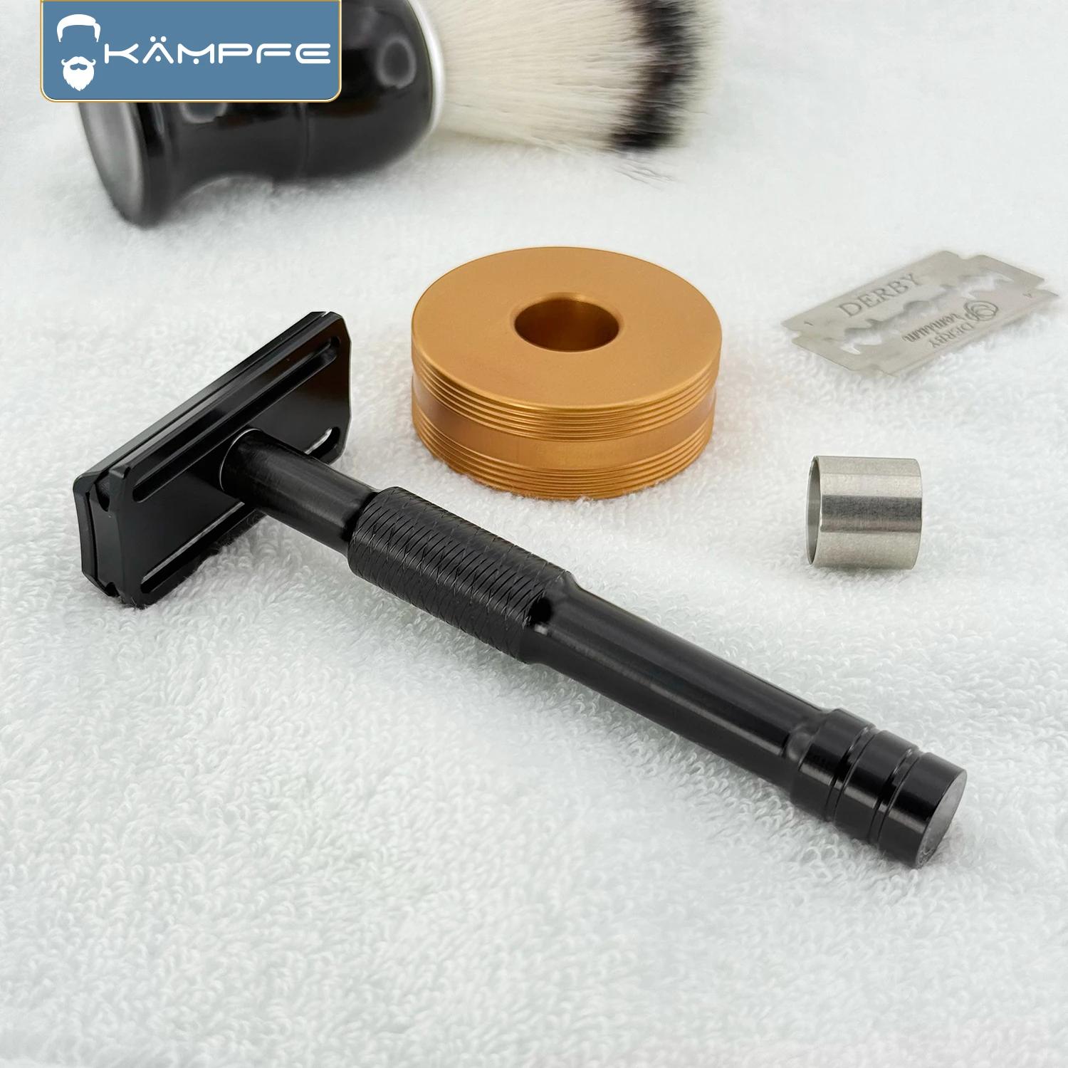 KAMPFE A99 Attack 30 ° Rasoir de sécurité double face en alliage d'aluminium gravé CNC à angle de