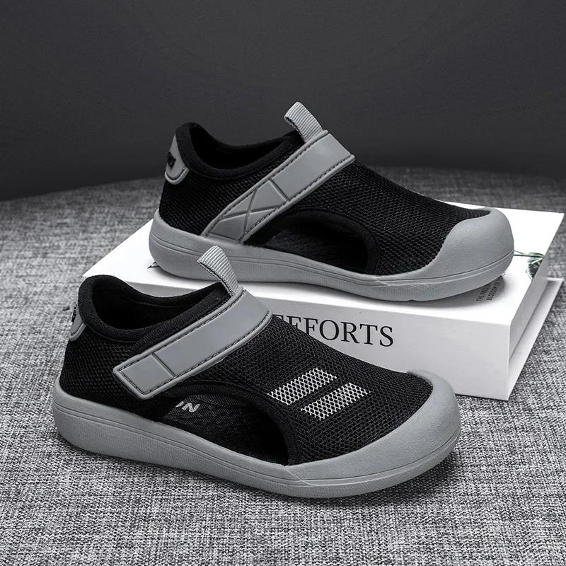 Sandales de plage 2025 pour enfants garçons et filles - Léger bout fermé sport été décontracté