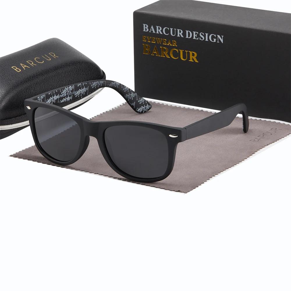BARCUR-Lunettes de soleil de sport ultra légères pour hommes et femmes, cadre PC de haute qualité, U
