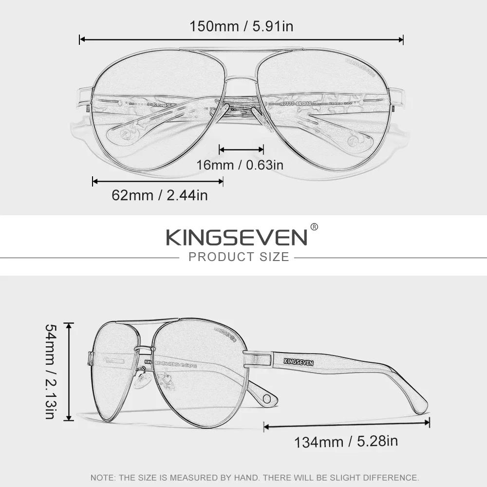 KINGSEVEN rétro mâle lunettes de soleil hommes Piltot lunettes de protection en plein air conduite c