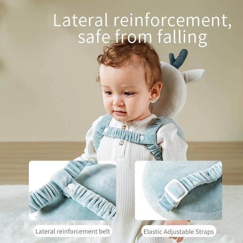 AIBEDILA Coussin de protection anti-chute pour bébé, motif astronaute de dessin animé, protège-tête