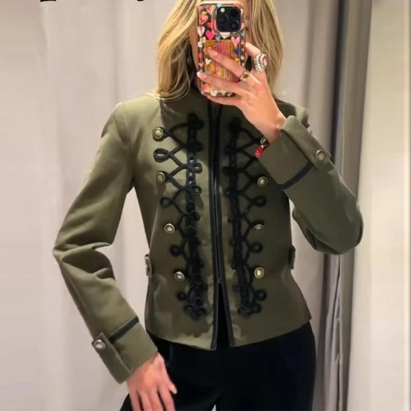 Vestes et Manteaux Printemps Femme 2026 Nouvelle Mode Rétro Élégante Slim Blazers Chic Jeunesse Voya