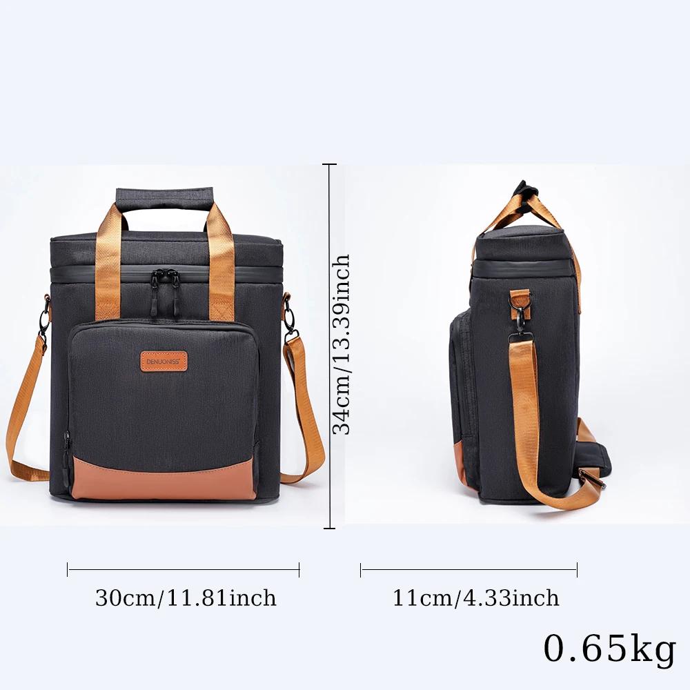 DENUONISS nouveau sac de refroidissement de vin 100% sac isotherme de pique-nique étanche sac de réf