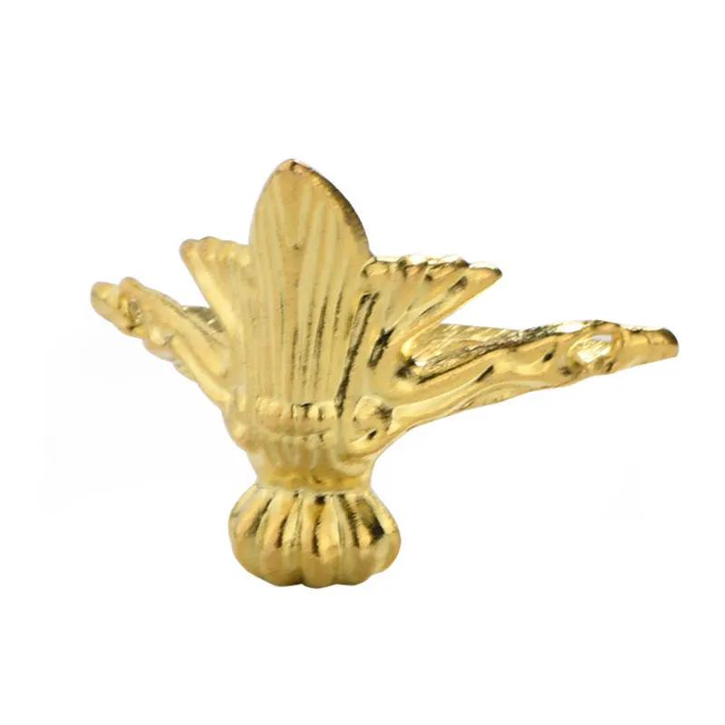 Protecteur d'Angle Antique en Alliage D.lique, Coffre à Bijoux, Caisse en Bois, Pieds Décoratifs, Ja