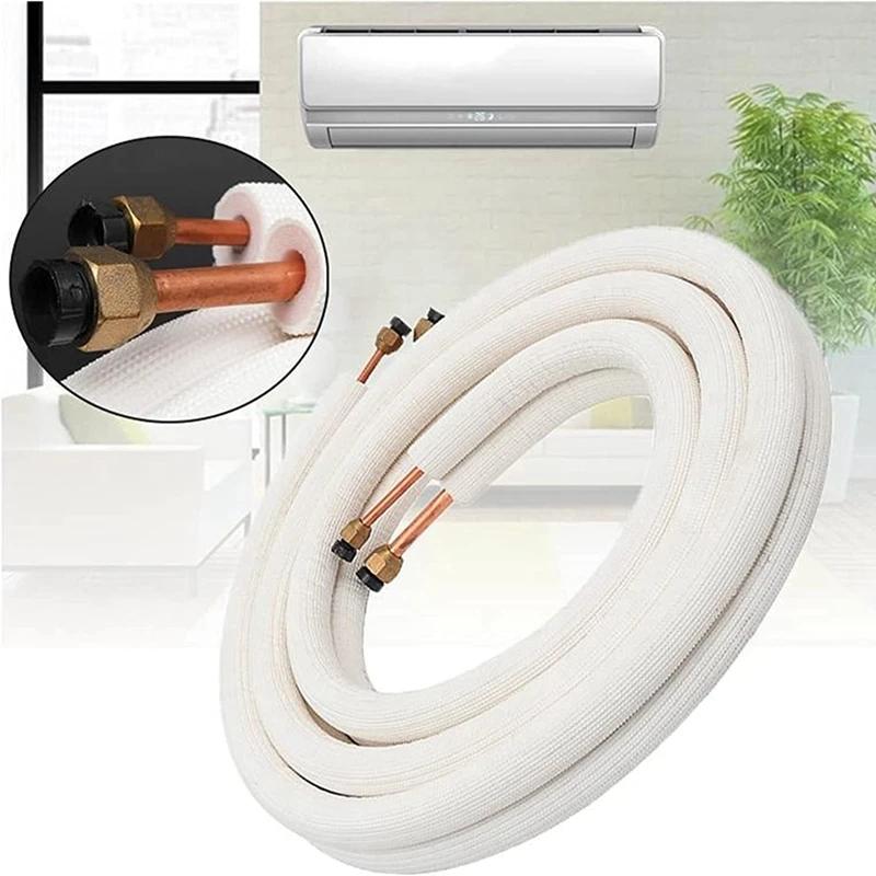 Ensemble de fils de cuivre isolés, 3 mètres, paire de tubes de bobine 1/4 po 3/8 po, pièces de clima