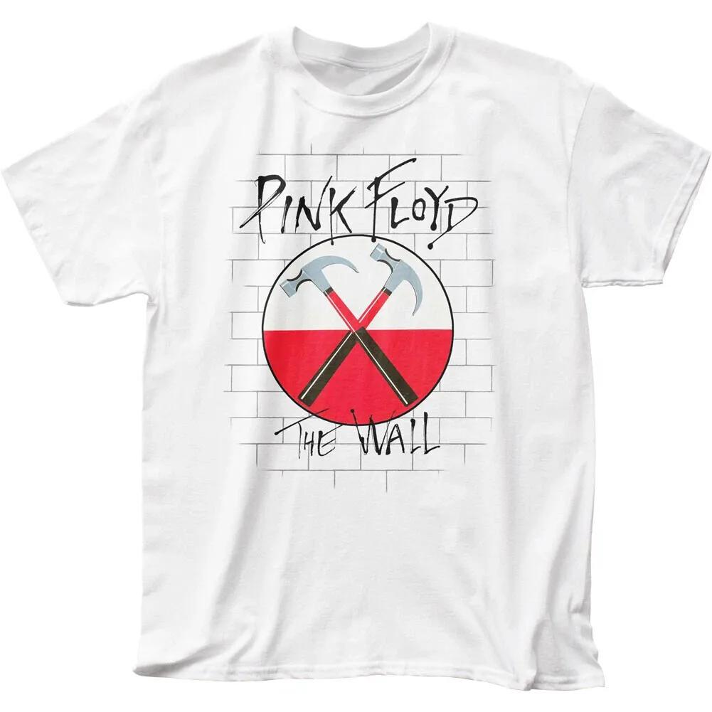 Rose Floyd's The Wall classique Rock noir t-shirts hauts Vintage surdimensionné coton hommes t-shirt