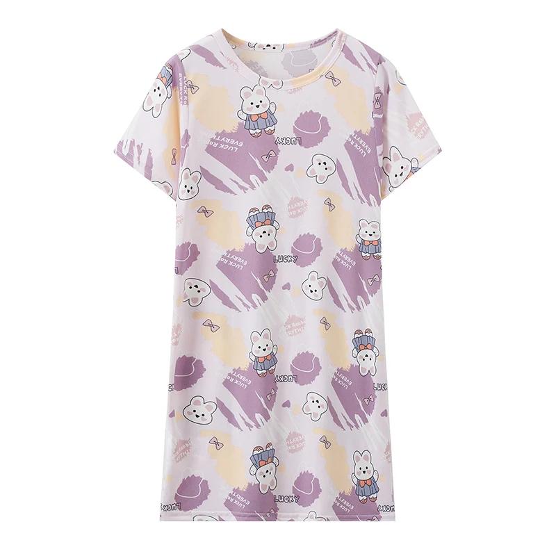 Jupe droite pour enfants, jolie et douce, confortable, maison, décontractée, col rond, grande taille