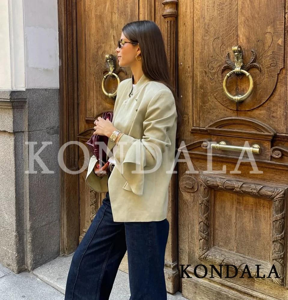 Blazer Chic et Luxueux KONDALA pour Femme – Nouvelle Tendance Printemps 2026 – Blazer Décontracté po