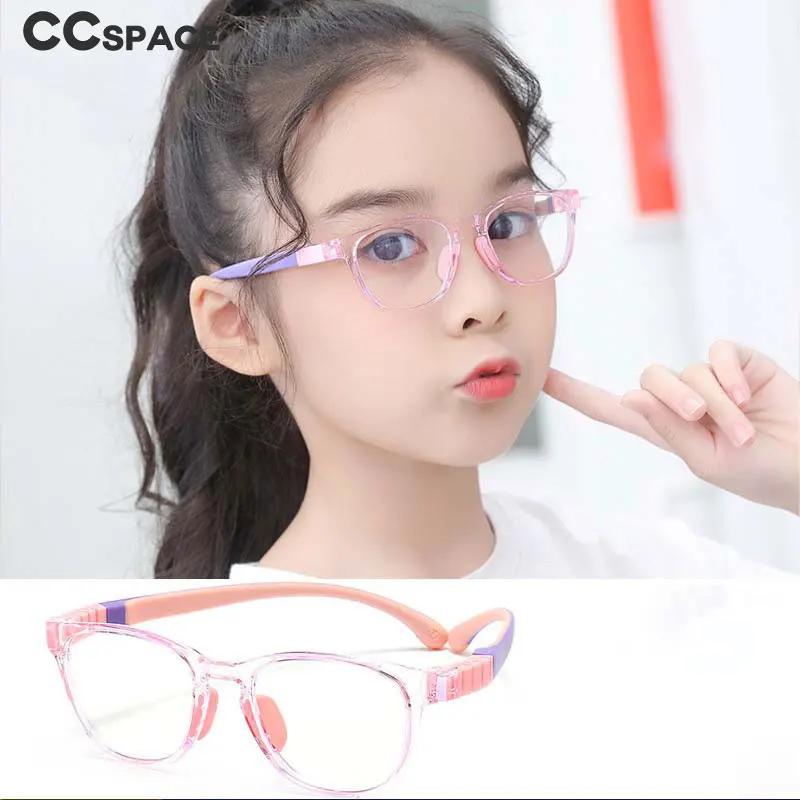 Lunettes Anti-lumière bleue en Silicone pour enfants, monture de lunettes de Sport amovible et Flexi
