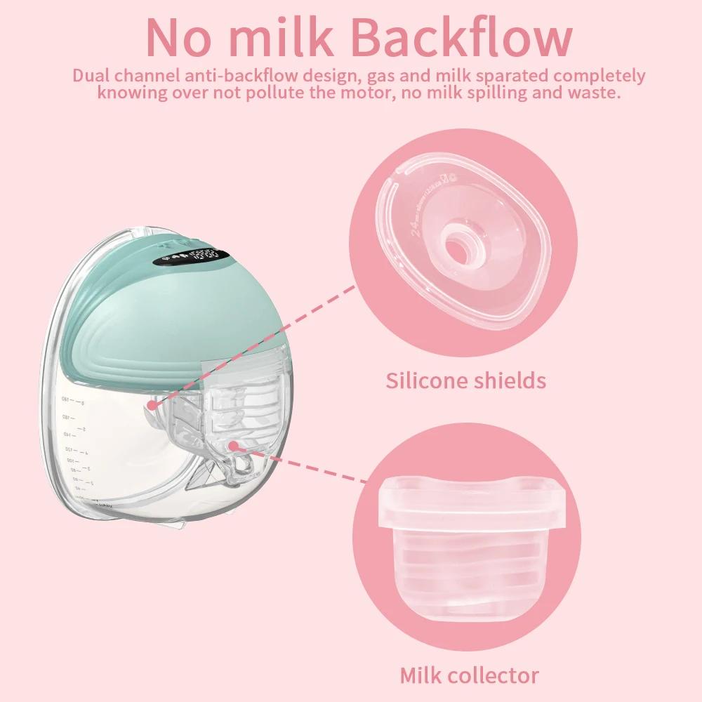 Pièces de tire-lait portables compatibles avec la pompe S18 S21, tasse de collecteur de lait, Valve