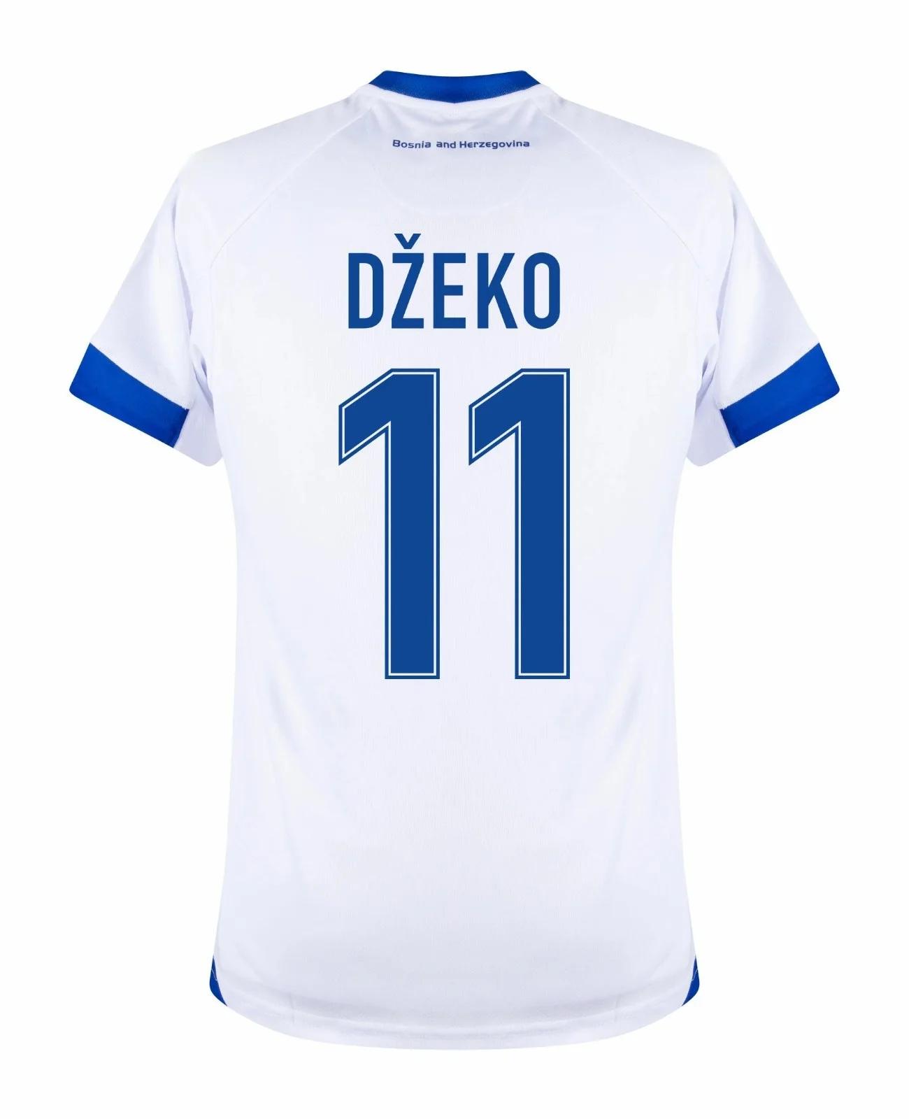 Maillot de football Bosnie-Herzégovine 2025/2026 DZEKO 11 – Maillot d'entraînement pour hommes et en