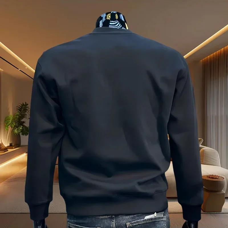 Offres spéciales automne hiver hommes sweats imprimer col rond haute qualité décontracté homme popul