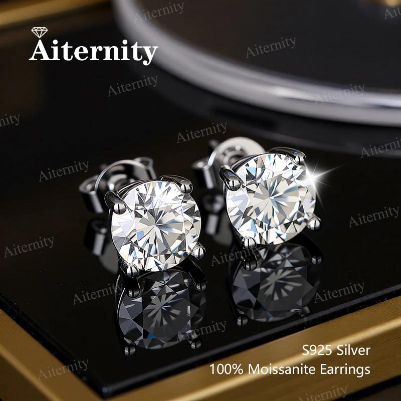 Boucles d'oreilles Moissanite pour femmes, Promotion 100%, stylo de Test de diamant, clous d'oreille