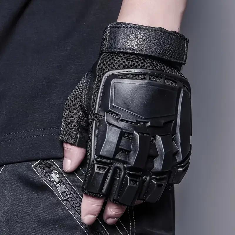 Gants thermiques sans doigts – Chauds, résistants à l'eau et améliorant la poignée pour moto, cyclis