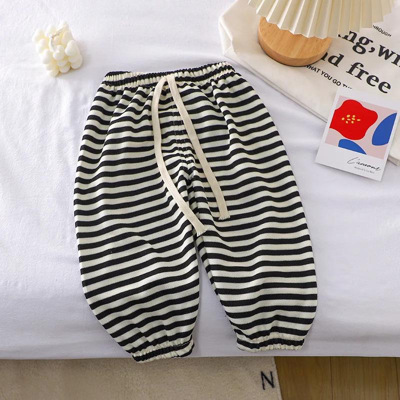 Pantalons d'été anti-moustiques coréens pour enfants, pour garçons et filles, pantalons de sport déc