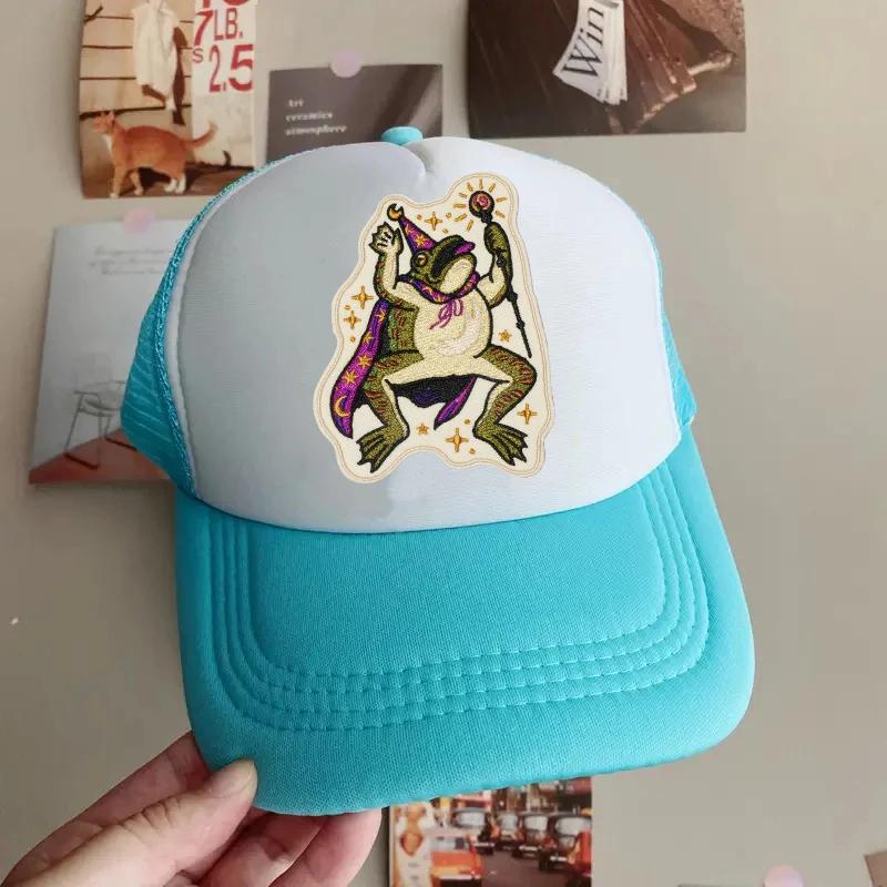 Patch brodé crapaud assistant, 1 pièce, à repasser, à coudre, pour vêtements, casquette, sac, veste,