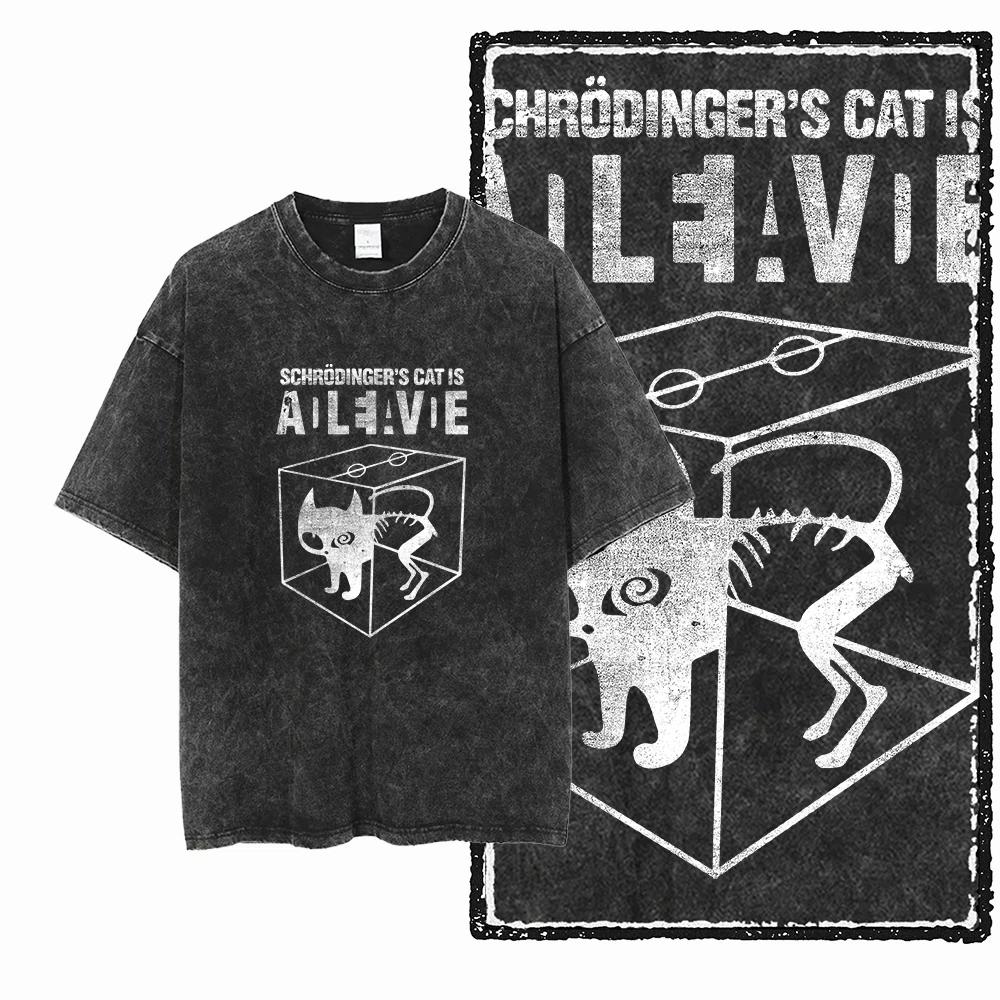 COOLMIND DB 100% coton chat imprimé graphique unisexe chat imprimé hommes t-shirt Cool Streetwear ho