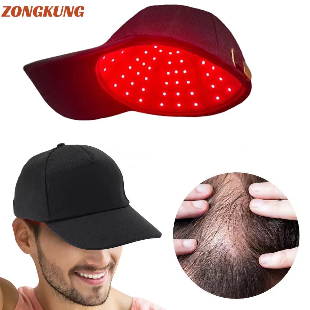 Nouveau 96 pièces LED infrarouges 660nm et 850nm thérapie par la lumière rouge capuchon de croissanc