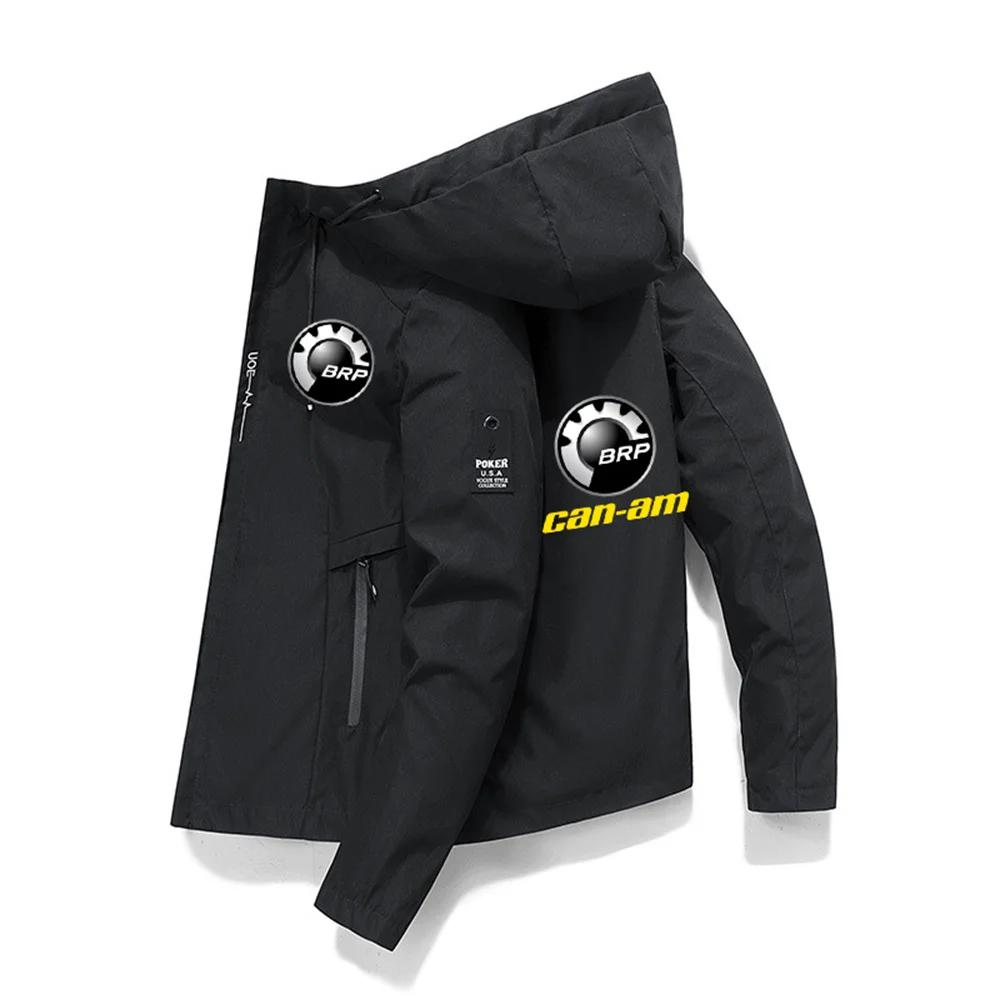 2024 printemps et automne nouveau Brp Can am Auto Logo imprimé veste pour hommes décontracté fermetu