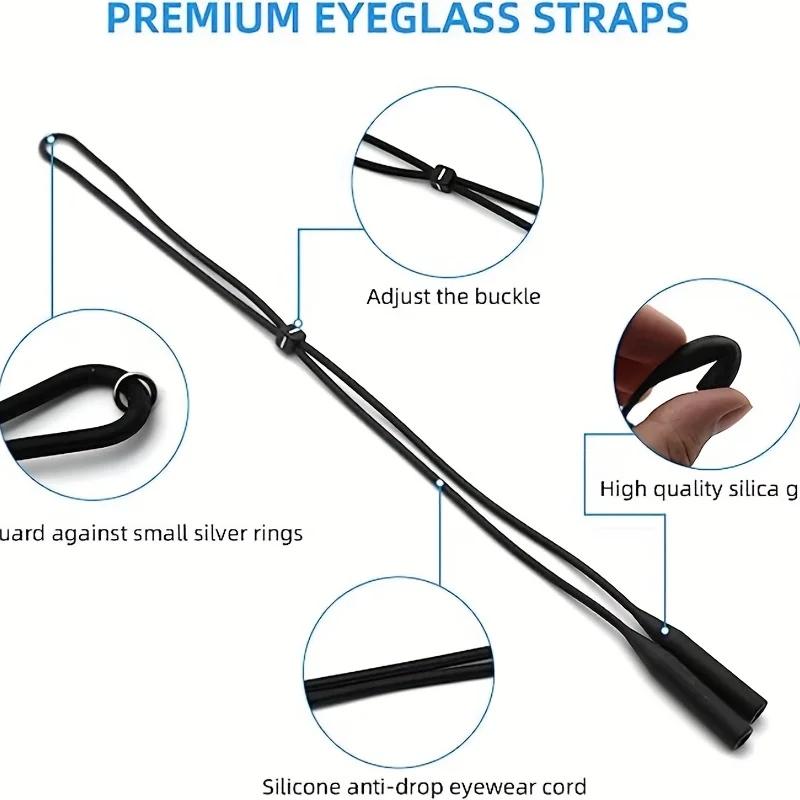 Retenue de lunettes de sport en Silicone, couleur bonbon, pour femmes et hommes, sangles de lunettes