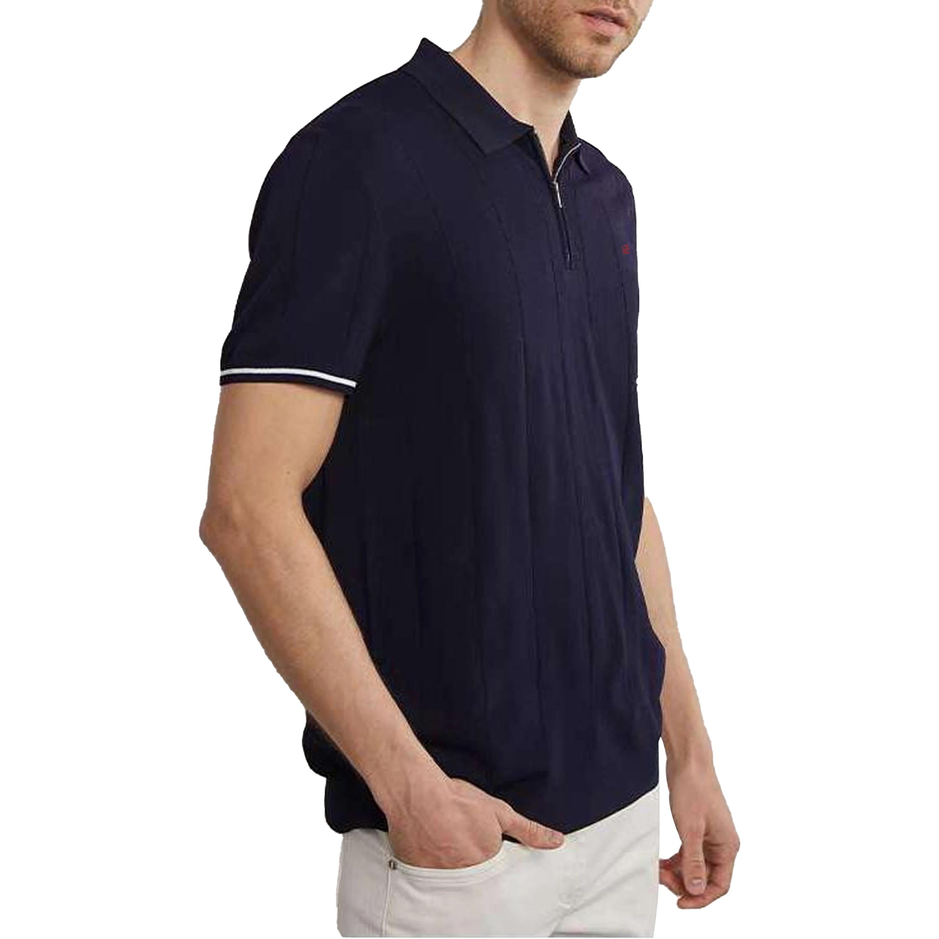 CHCH 2024 nouveau Polo d'été en tricot côtelé pour hommes respirant et frais marque qualité hommes p