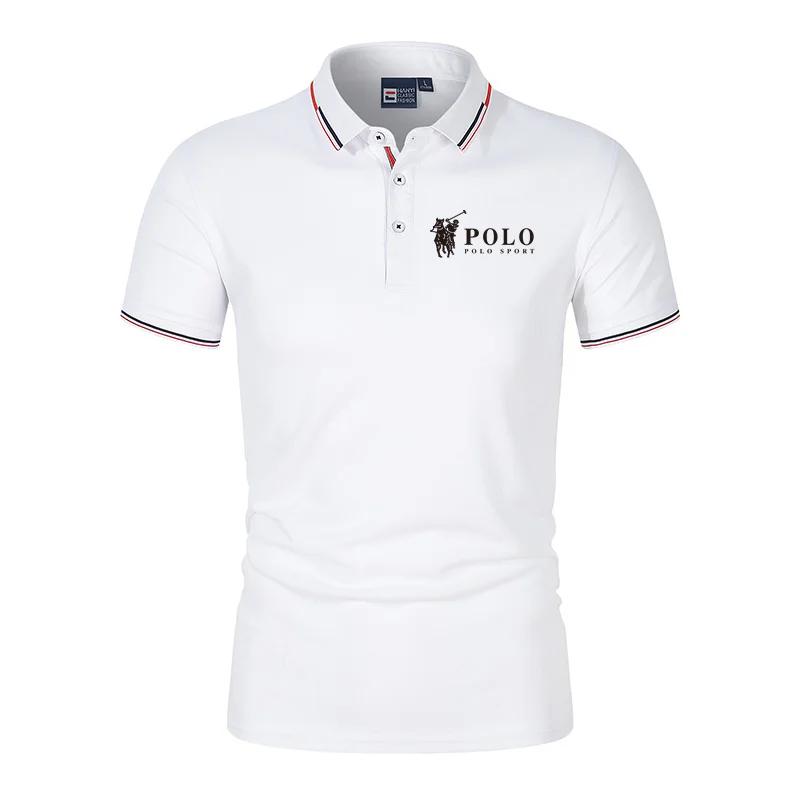 Polo d'été premium pour homme, séchage rapide, respirant, décontracté, mode business, sport, manches