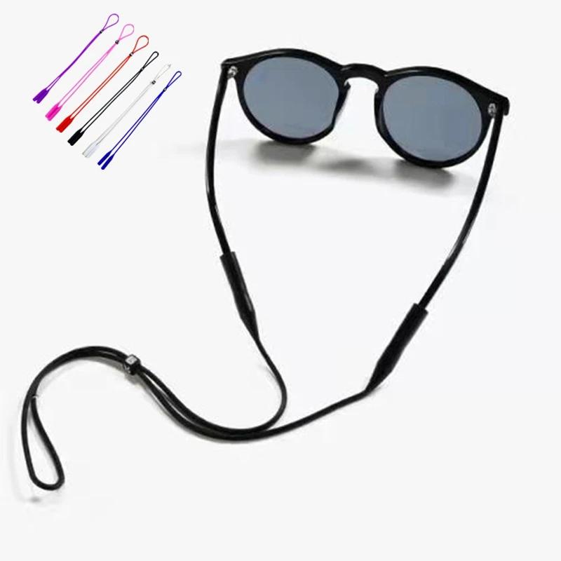 Sangles élastiques réglables en Silicone pour lunettes de soleil, 3 pièces, chaîne de sport antidéra