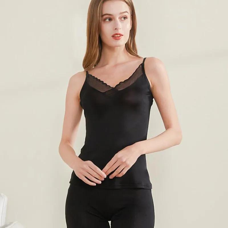 InjStrap Top col en V pour femme, 2023 naturel, mûrier, blanc et noir, glaçure, précieux, caraco en