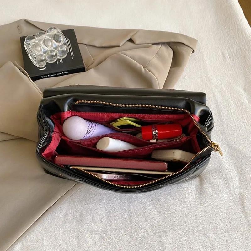 Sac bandoulière carré vintage en cuir pour femme, sac à main de créateur, sac fourre-tout classique,