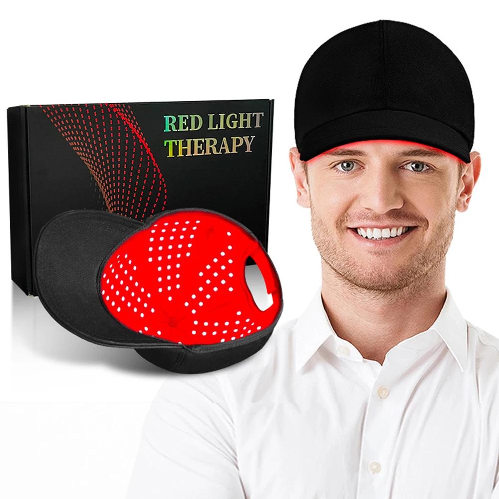 180 pièces LED infrarouges 660 & 850 & 940nm thérapie par la lumière rouge capuchon de croissance de
