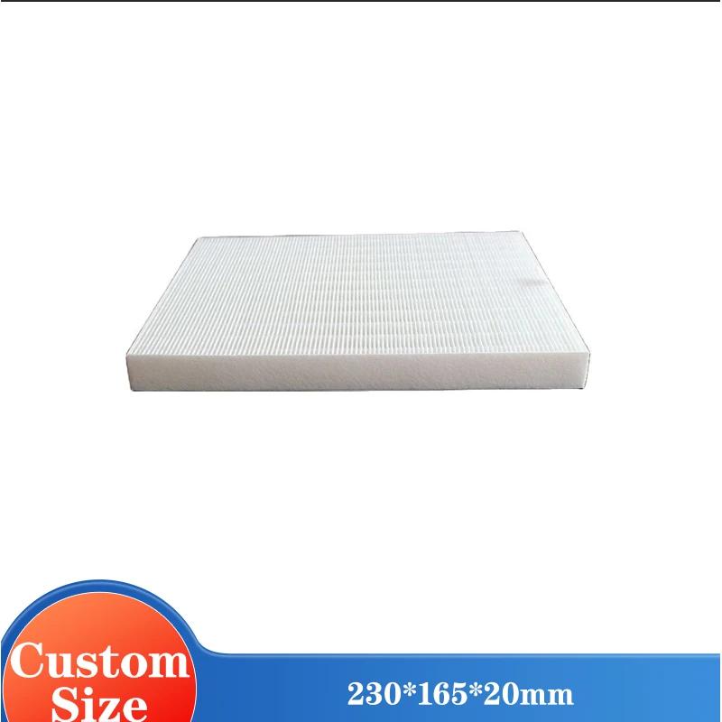 Filtre HEPA personnalisé pour purificateur d'air, 230*165*20mm, H12, pièces détachées pour purificat
