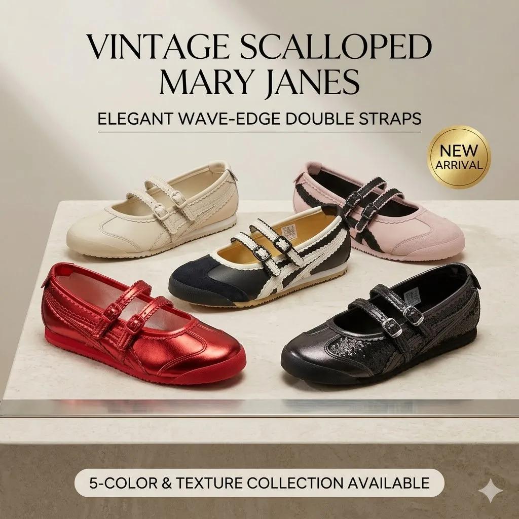Chaussures Mary Jane pour femmes, ballerines à bout rond, baskets sportives, chaussures de marche dé