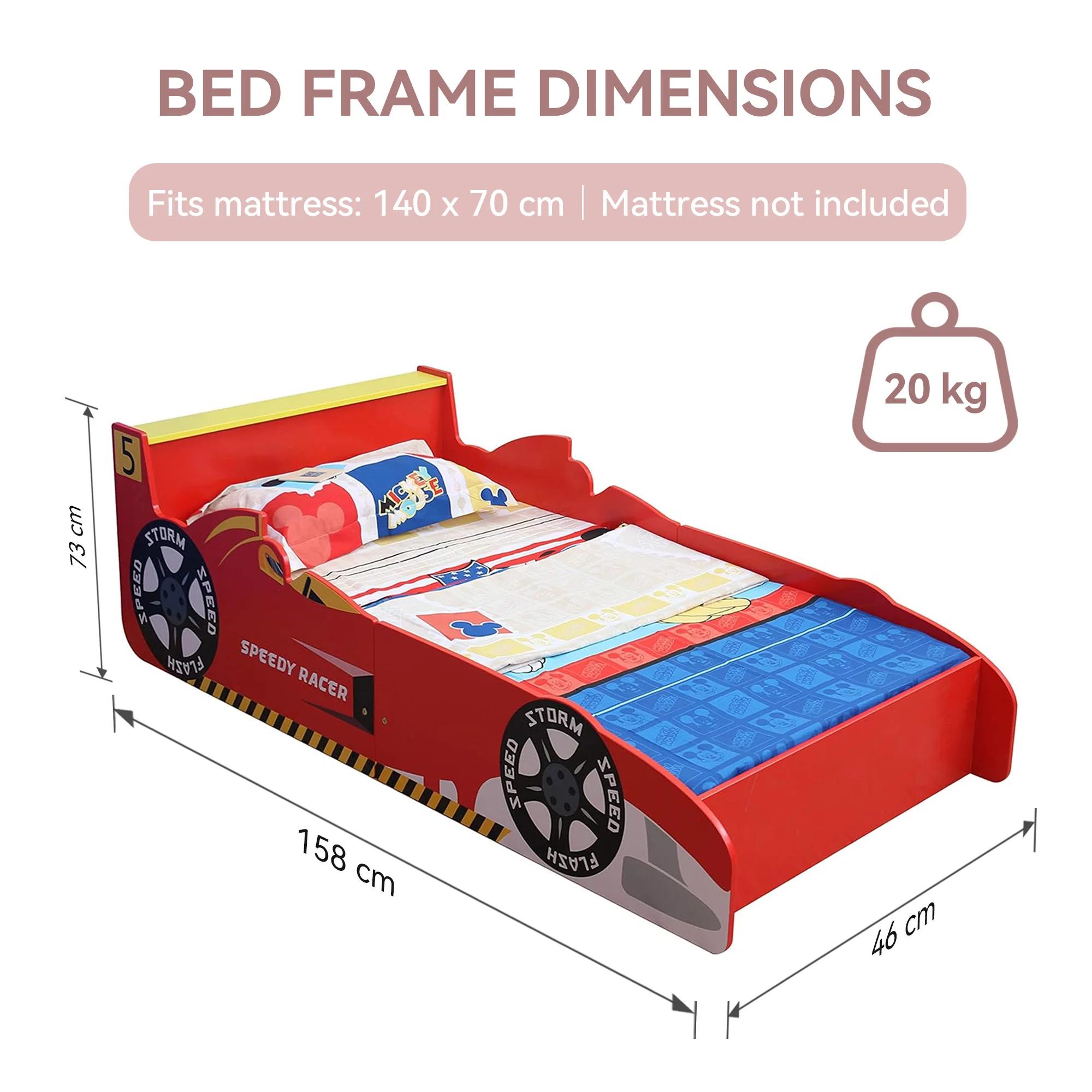 Lit pour enfant Mcc Direct Racing Car Junior - matelas non inclus