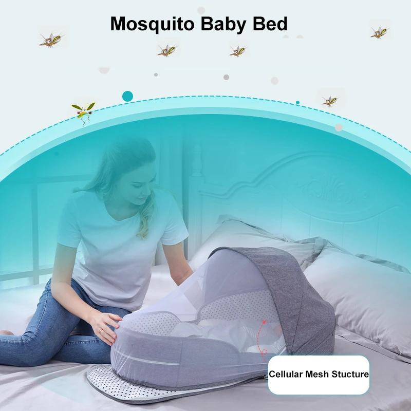 Moustiquaire berceaux portables voyage lit de bébé pour nouveau-nés enfants