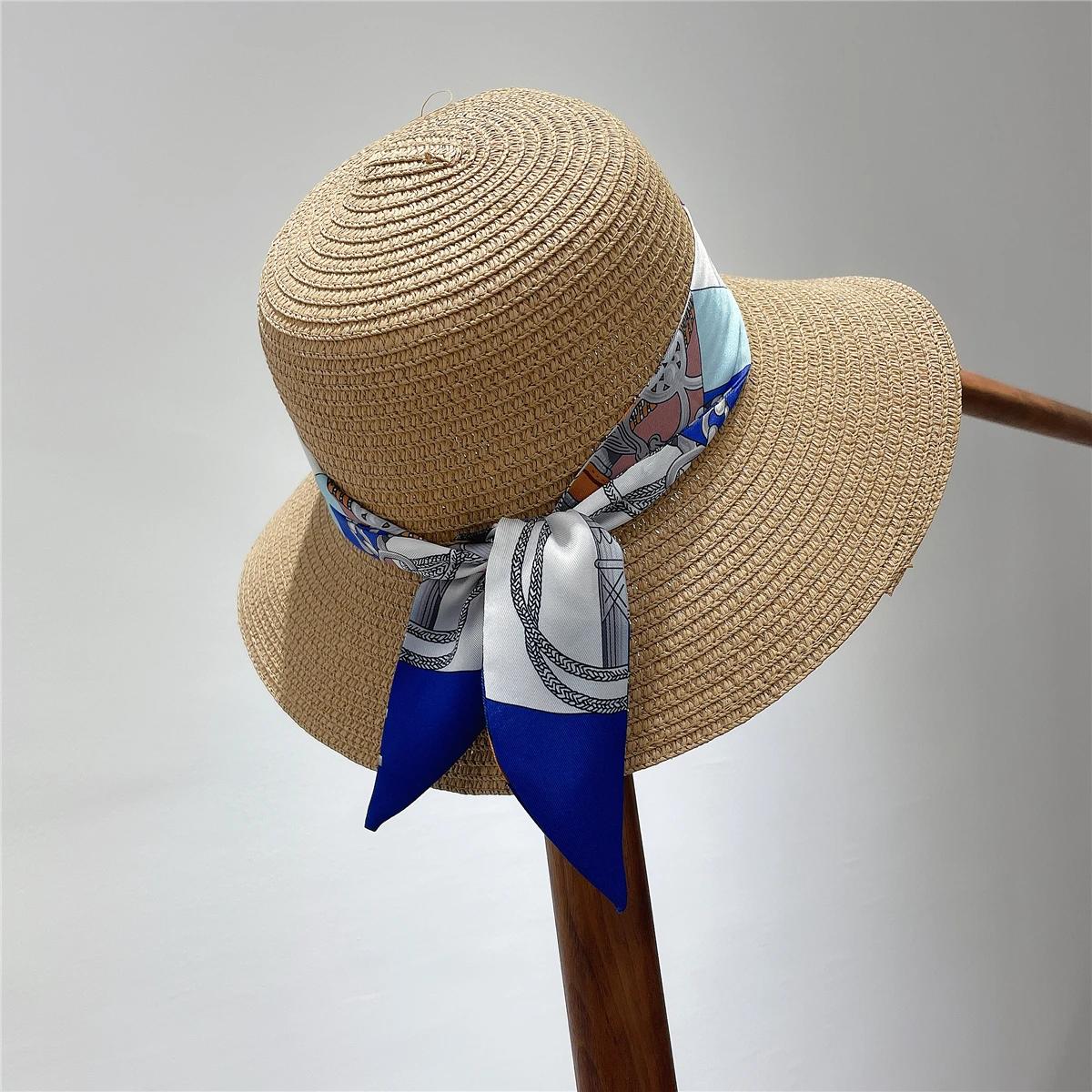 Foulard en soie sergé pour femmes, nouveau Design de marque de luxe, bandeau à la mode, sac pour cheveux slim, Foulard, 2024