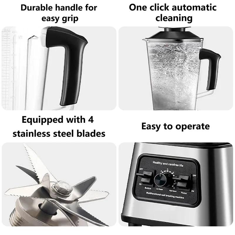 Mélangeur table 6000W 2.5L - Robot culinaire puissant pour glaces
