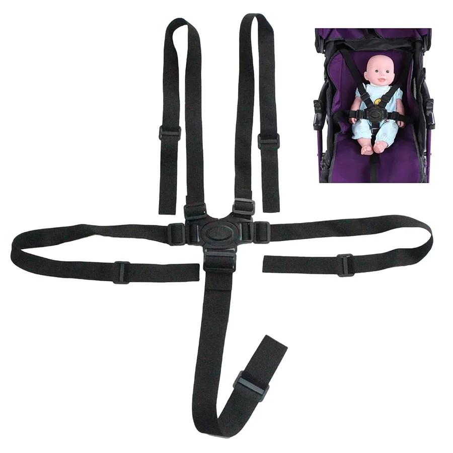 Ceinture de sécurité à cinq points pour bébé, siège de déjeuner, voiture, sommeil fixe, accessoires de poussette, ceinture de sécurité universelle