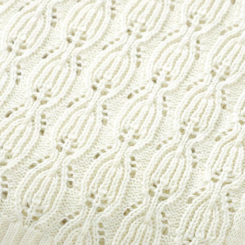 Couverture bébé coton 90x70cm lange d'emmaillotage doux plaid nouveau-né garçon fille literie