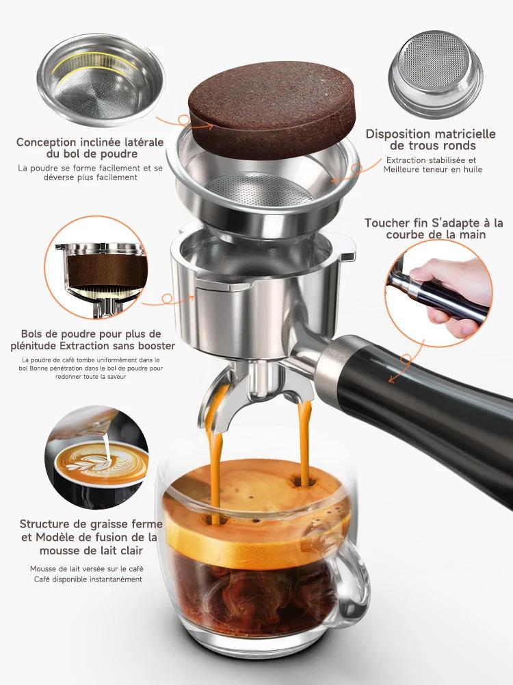 Hiinvasive-Machine à café expresso semi-automatique