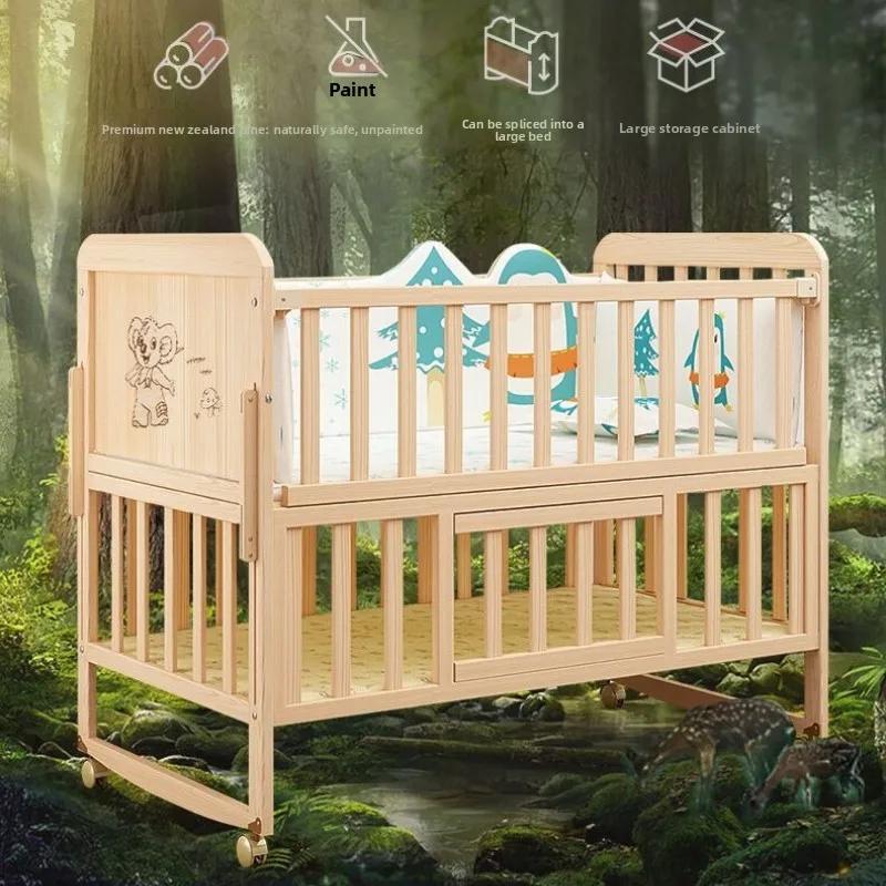 Lit pour enfants en bois massif
