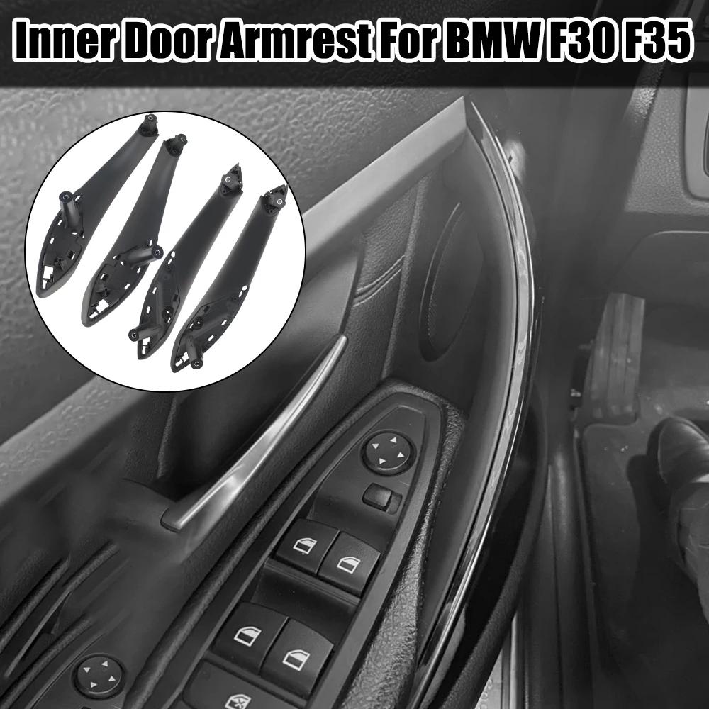 Panneau de porte tirer revêtement d'habillage pour BMW F30 F80 F31 F32 F34 F35 poignée intérieure de voiture noir avant arrière gauche/droite poignées de porte intérieures