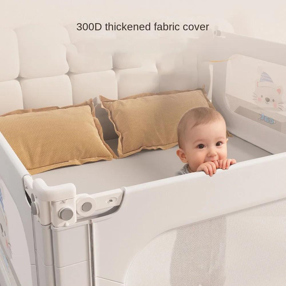 Barrière de sécurité pour lit bébé 3 côtés