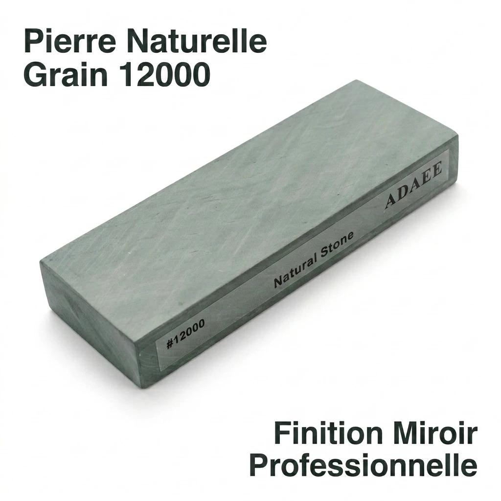 ADAEE Professionnel 12000 # Pierre à aiguiser naturelle de grande taille 200*75*29mm
