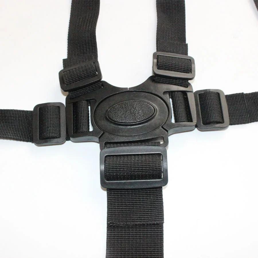 Ceinture de sécurité à cinq points pour bébé, siège de déjeuner, voiture, sommeil fixe, accessoires de poussette, ceinture de sécurité universelle