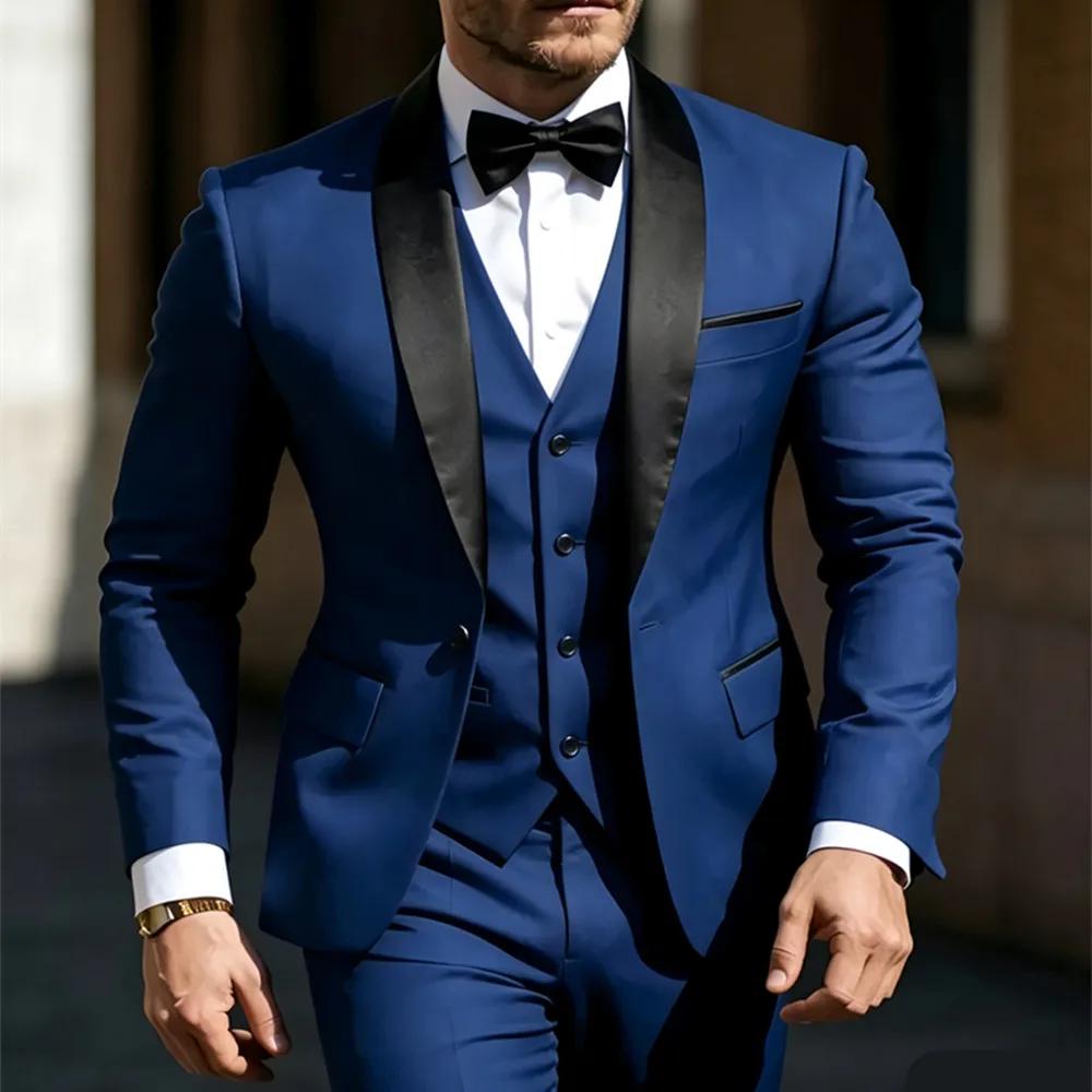 Ensemble de costume 3 pièces pour homme : veste