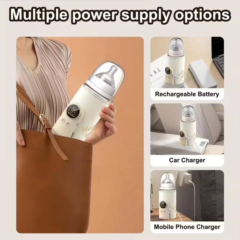 Biberon multifonction intelligent bébé 6 vitesses - Contrôle température écran chauffant 6000mAh nouveau-né