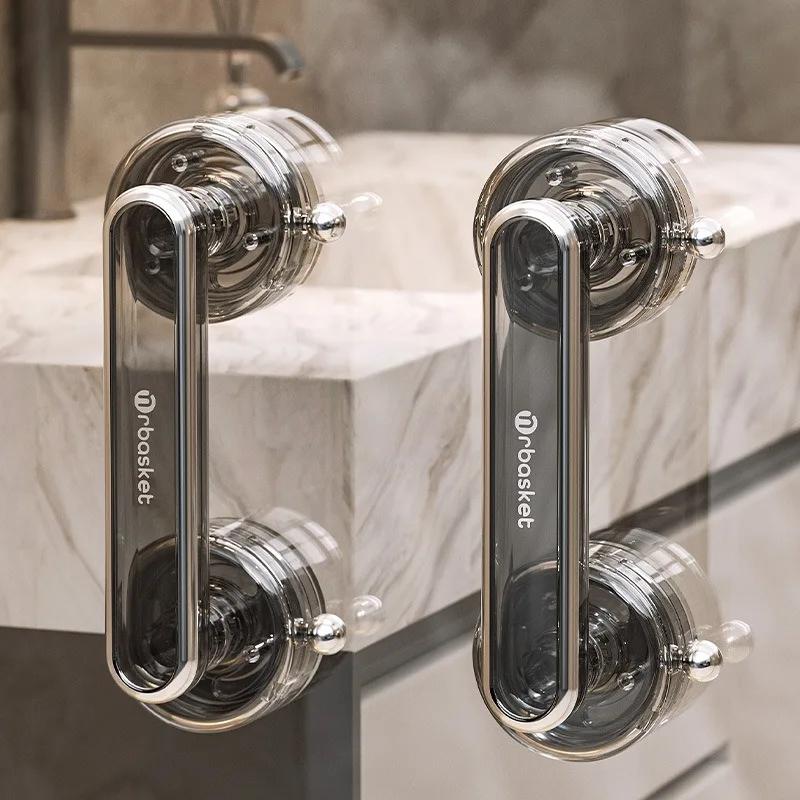 Poignée de porte, de fenêtre, de placard, de réfrigérateur, sans perçage, pour salle de bain, porte coulissante, accroche solide, ventouse, poignée de porte vitrée