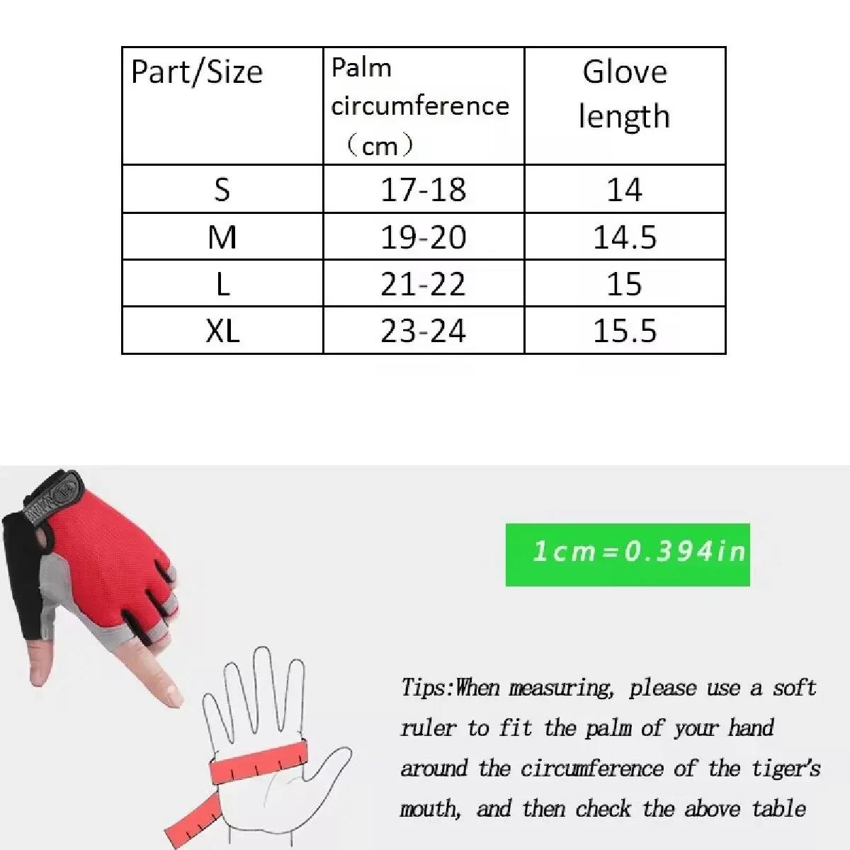 Professionnel salle de sport Fitness respirant anti-dérapant femmes hommes demi doigt été pêche cyclisme gants sans doig