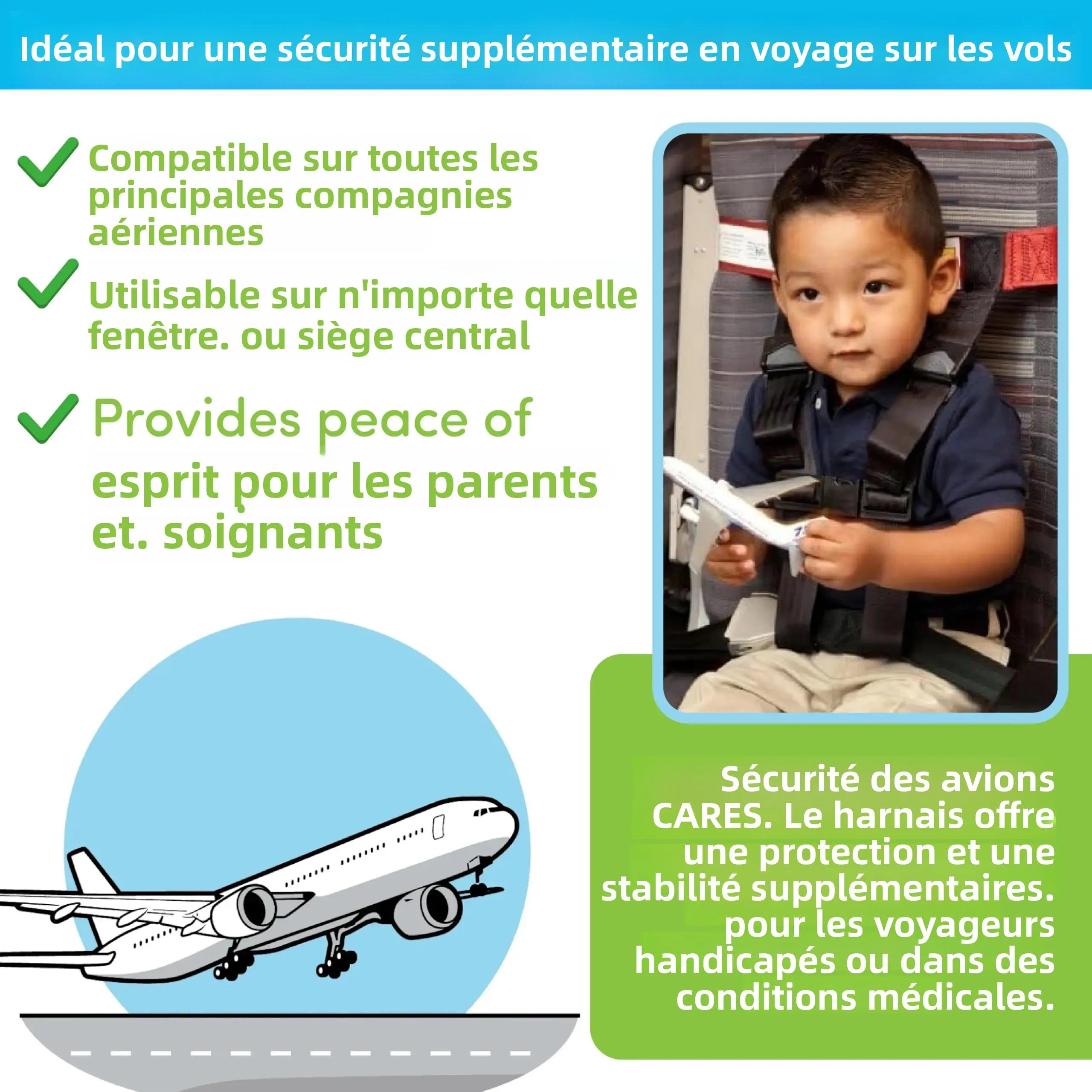 Soins un harnais de voyage de sécurité pour avion pour enfants - Restraint